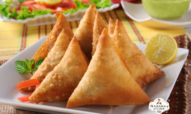 Verse samosa's met citroen