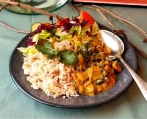 Veganistische tamarindecurry